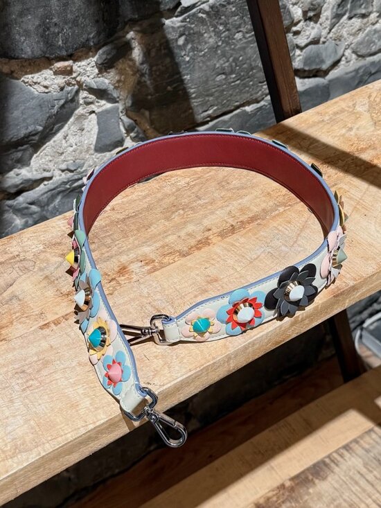 Fendi Handbags - Fendi Flowerland Floral Embellished Strap You Bag Strap